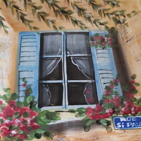 Rue de Paris French Window Plate. - Picture 2 of 6